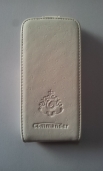 Commander калъф тип тефтер за Apple iPhone 5/5S Бял